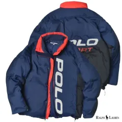 90S POLO SPORT(ポロスポーツ) ダウン OG パファー ダウンジャケット 110 N1077のサムネイル