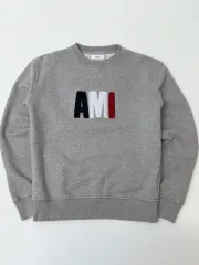 AMI ビックロゴ グレー スウェットのサムネイル