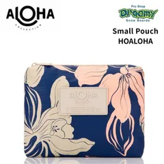 ALOHA COLLECTION アロハコレクション Small Pouch Hoaloha Navy UBTSP0187NAVY 軽量 防滴 ビーチ バッグ 小物入れ