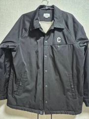 CRONOS ナイロンジャケット スタジャン ブラック | Mercari