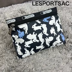 LESPORTSAC レスポートサック うさぎ柄 ナイロン ポーチ 小物入れ