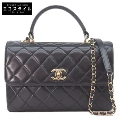 CHANEL シャネル A69923 黒ラム ゴールド金具 トレンディCC 2Wayハンドバッグのサムネイル