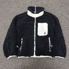 courreges クレージュ ボアジャケット グレー 長袖 L 美品 ブルゾン 