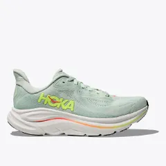 HOKA ホカ CLIFTON10 クリフトン10 1162031 SLSSN レディース ランニング ウォーキング シューズ　シー グラス／ネオン フレーム　北海道・沖縄・離島のお客様は説明文をお読みください