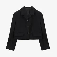 텍o 新品) groveグローブ bove ジャケット クロップド ジャケットのサムネイル