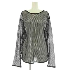 フリーズマート Free's Mart 24AW メッシュロングTシャツ 長袖 オーバーサイズ FR ブラック /MY ■OSのサムネイル
