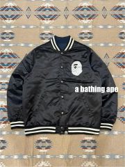 90s 95~96年製 A BATHING APE MA-1 刺繍 NIGO期 - メルカリ