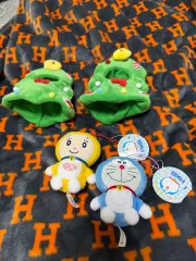 ドラえもん ぬいぐるみ + ツリー帽子 セット