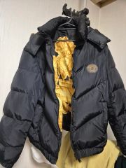 VERSACE ヴェルサーチ バロック柄リバーシブルダウンジャケット 52 