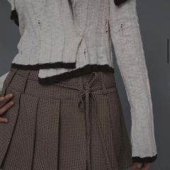NOZOMI ISHIGURO ノゾミイシグロ パッチワーク レース カットソー 