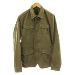 メンズメルローズ MEN'S MELROSE ミリタリージャケット コットン 4 カーキ /KU ■ECB001のサムネイル
