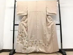 平和屋着物■豪華色留袖　駒刺繍　飛鶴松文　暈し染め　金彩　正絹　逸品　CABG6906xiのサムネイル