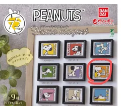 PEANUTS ピーナッツ SNOOPY 麻マグネット ガチャ