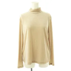 アクアスキュータム AQUASCUTUM カットソー 長袖 ハイネック ベロア 10 ベージュ /DOのサムネイル