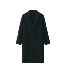 新品 無印良品 ウール混 コートのサムネイル