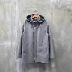 DKNY フーデッド ウール コート / メンズ (L) / JP1355 / 新品水準のサムネイル