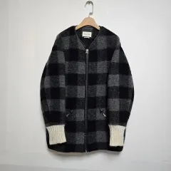 イサベルマランエトワール ジェリーシア チェック ウールブレンド コート(M)のサムネイル