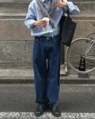 断捨離希少】comme des garcons homme ワイドデニム - メルカリ