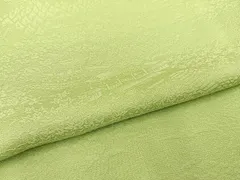 平和屋着物■上質な色無地　風景地紋　若菜色　正絹　逸品　未使用　BAAW9741hj