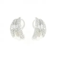 K18WG ダイヤモンド ピアス/イヤリング 0.70CT