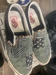 VANS バンズ ネイティブ柄 ジャガード織り スリッポン27.5cm - メルカリ