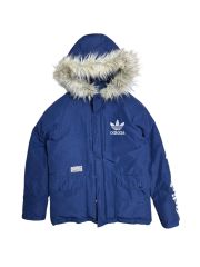 adidas トラックニット ジップカーディガン ホワイト×ブラックライン