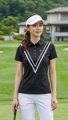 LEONARD SPORT☆ ポロシャツ ノースリーブ ゴルフ サイズ38 黒 - メルカリ