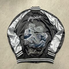 三笠謹製 オリジナルスカジャン 花龍 薄手 日本製 - メルカリ