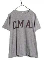 60s ランタグ ★ チャンピオン CMA カルバー ミリタリー アカデミー プリント Tシャツ メンズ L / USA製 ヴィンテージ ARMY 軍物 染込み 灰