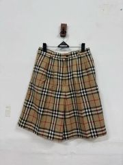 Burberry チェック柄 キュロット ベージュ Lサイズ - メルカリ