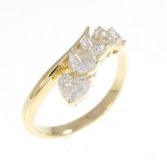 K18 ダイヤモンド リング 0.42ct 0.45ct - メルカリ