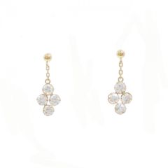 K18 ダイヤモンド スウィングピアス 0.24ct 18金 Swing YG - メルカリ
