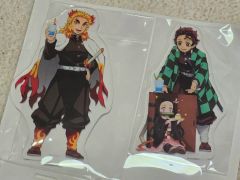 鬼滅の刃 繋がる リアルくじ ミニスタンディ 紙 煉獄杏寿郎 千寿郎