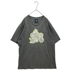 Old Stussy フラワーグラフィック Tシャツ グレー Lサイズ - メルカリ