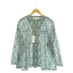 ハーベスティ HARVESTY アトリエブラウス シャツ 花柄 前開き 2 