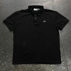 80s CHEMISE LACOSTE フレンチラコステ 黒ポロシャツ S ワニ - メルカリ