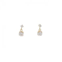 K18 ダイヤモンド スウィングピアス 0.24ct 18金 Swing YG - メルカリ