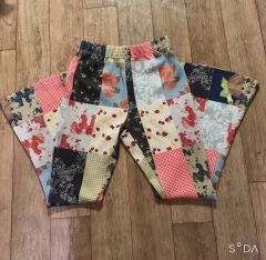 カンバディアキルトHARYTOパッチワークパンツ ベージュ カンバディアキルトHARYTOパッチワークパンツ ベージュ - メルカリ