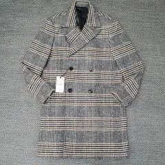 未使用 ZARA ザラ ダブルボタン ウール ロングコート メンズ105サイズ