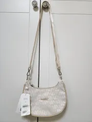NERDY DNA モノグラム ツーウェイ HOBO BAG ベージュのサムネイル