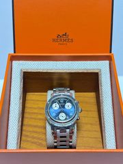 HERMES】✨極美品✨ クリッパー レディース 腕時計 ブラック文字盤