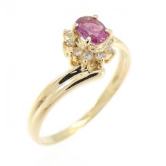 18K ルビー ダイヤ リング 12号 1.0g - メルカリ