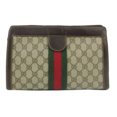 GUCCI オールドグッチ クラッチバッグ シェリーライン ミニ 横22.5cm