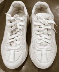 超美品》GUCCI グッチ ライトン スニーカー スプリーム ホワイト UK6 