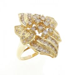 K18YG ダイヤモンドリング 0.545ct 13.5号 3EX H&C - メルカリ