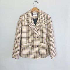 美品✨24AW✨定価3.4万✨ノーリーズ ストレッチツイルダブルジャケット 