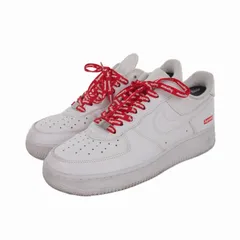 ナイキ NIKE × シュプリーム SUPREME Air Force 1 Low エアフォース1 ロー スニーカー 靴 US7.5 25.5㎝ ホワイト 白 CU9225-100