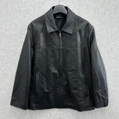 極美品】Lサイズ 羊革 ネイビー ランバン シングルライダース