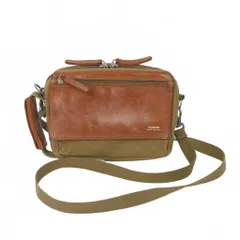 ポーター PORTER FIELD SHOULDER POUCH ベジタブルタンニンレザー キャンバス ショルダーバッグ