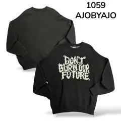 Ajobyajo ブラック レタリング ニット Lのサムネイル